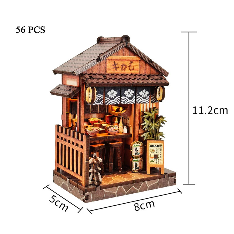 Japanese Lighting Decor - 2026 DIY Wooden Mini Casa Japanese