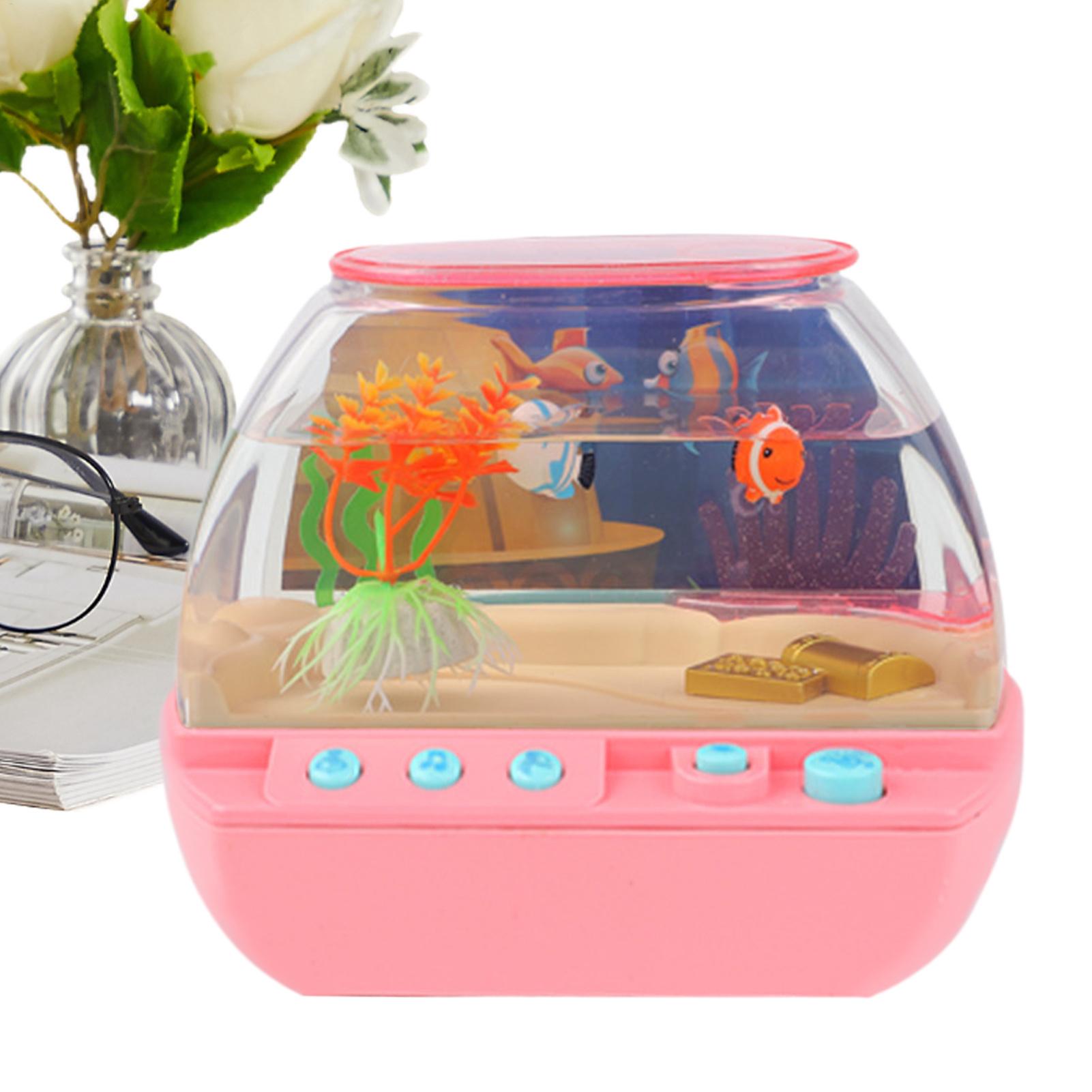 Lighting Decor Room - Toy Fish Tank Home Decoration With