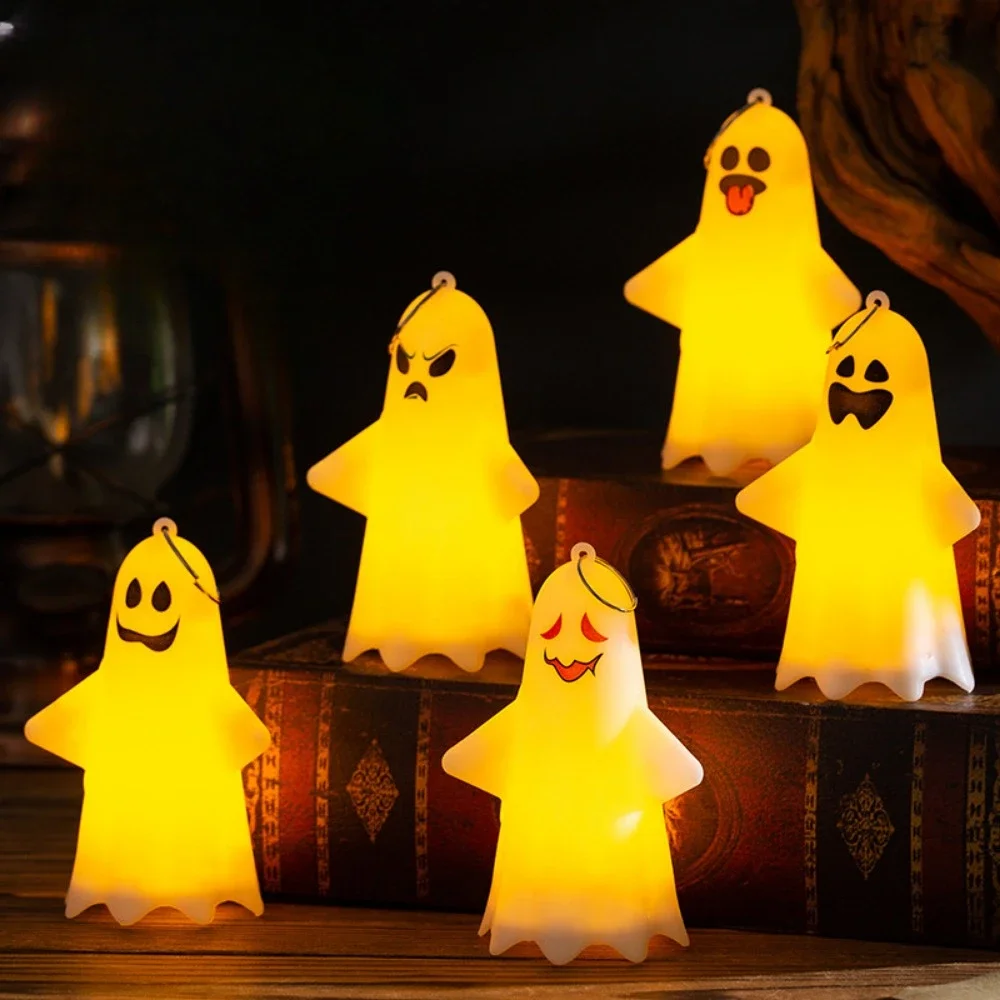 Home Decor Lighting Tricks - Halloween Ghost LED Light Hanging Ornament