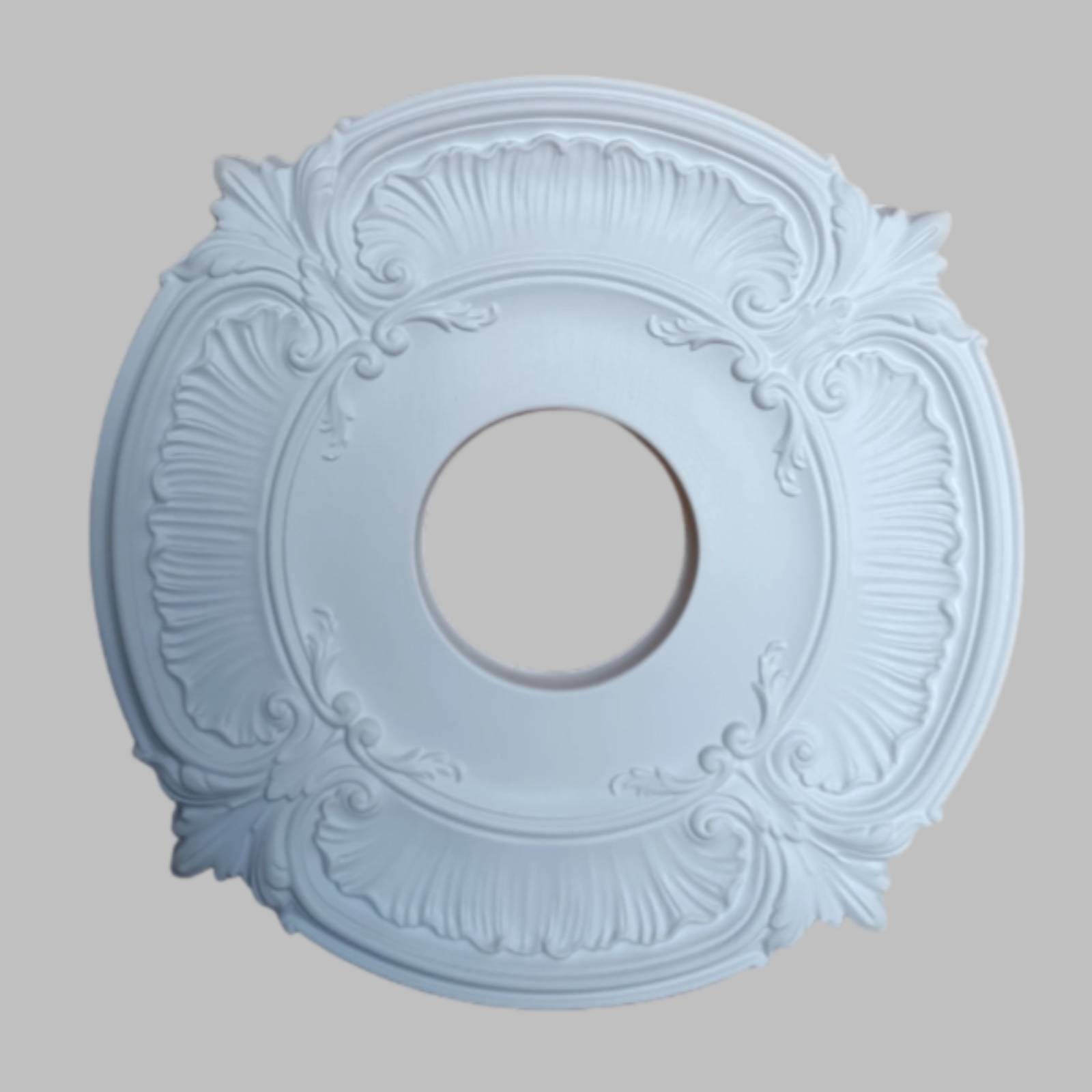Lighting Design Decor - Round PU Ceiling Medallion French-Design Decorative