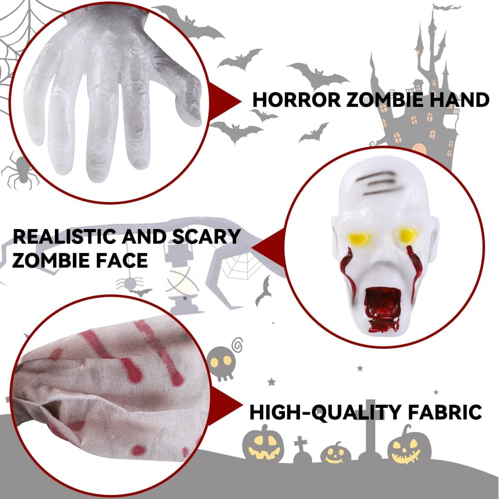 Realistic Zombie Statues Hallo - Lighting Decor For House recension och pris