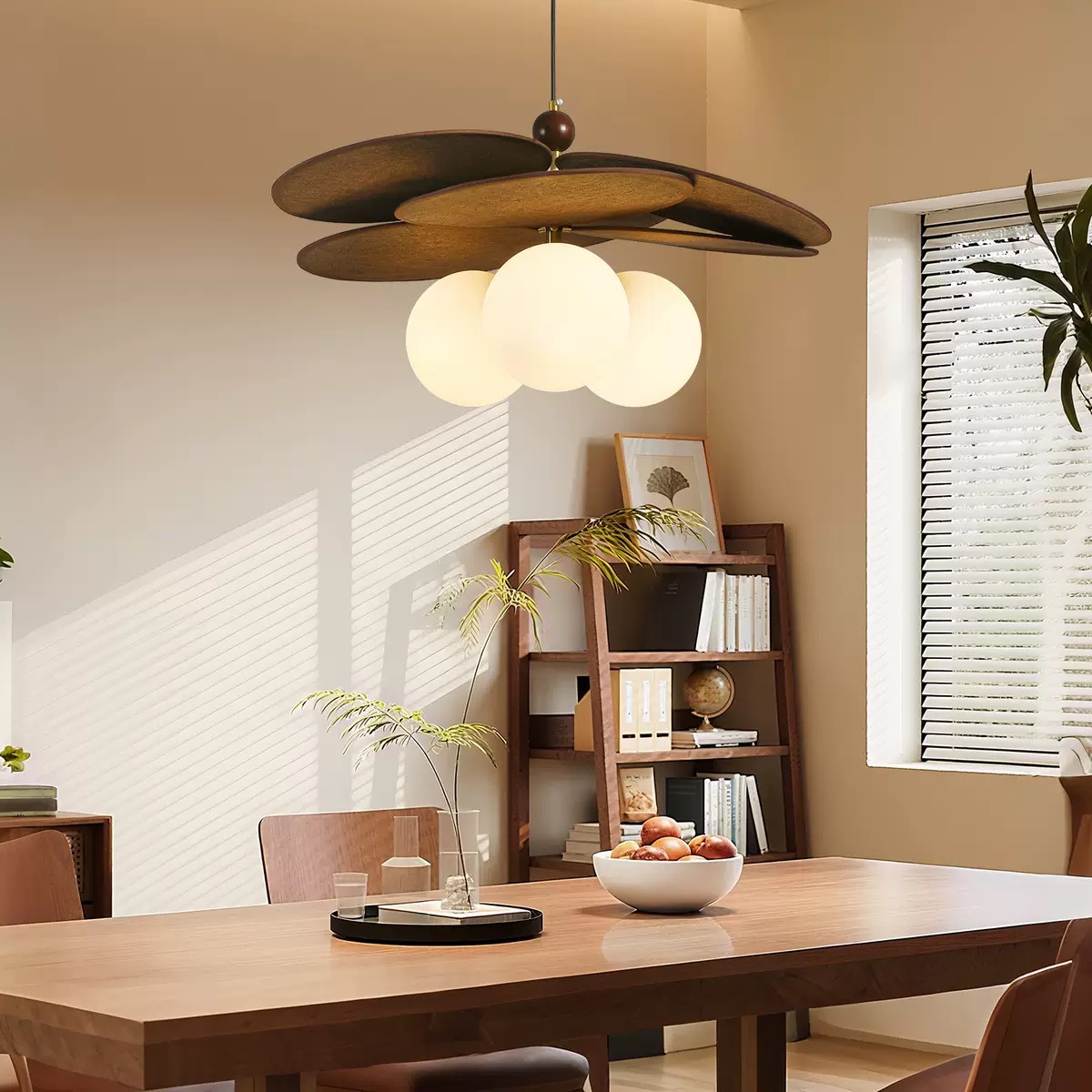 Vintage Rattan Ceiling Chandel - Japanese Lighting Decor recension och pris