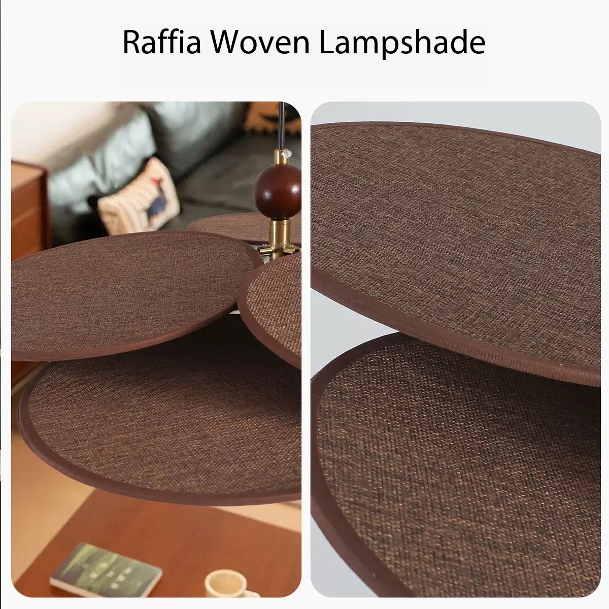Vintage Rattan Ceiling Chandel - Japanese Lighting Decor recension och pris