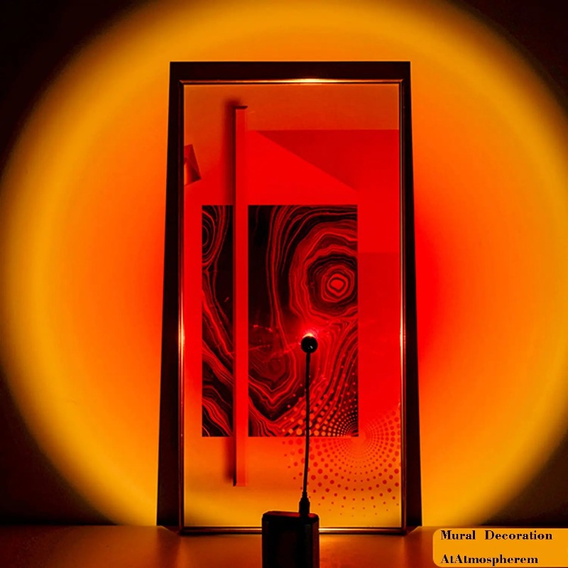 USB Sunset Projection Lamp Rai - Sunset Lamp Projection recension och pris