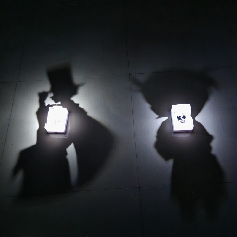 Anime Figure Silhouette Wall L - Lighting Home Decor Items recension och pris