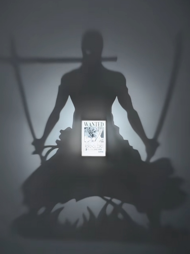 Anime Figure Silhouette Wall L - Lighting Home Decor Items recension och pris