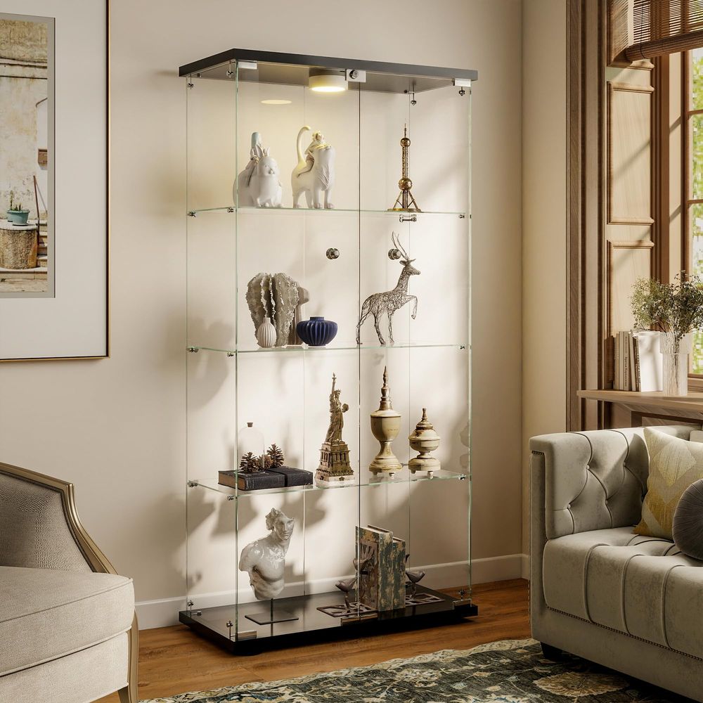 Display Cabinet with LED Light - Lighting & Home Decor Studio recension och pris