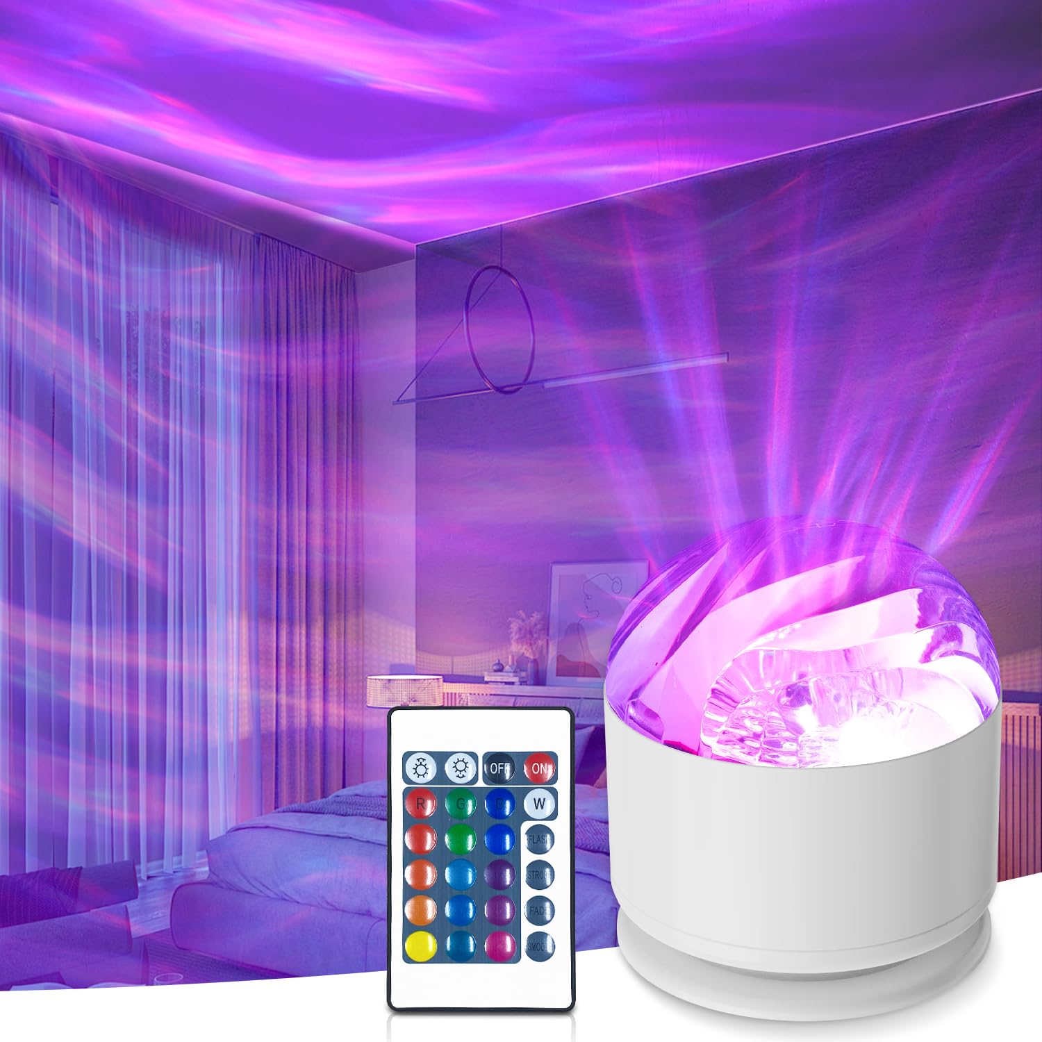 Starry Sky Galaxy Northern Aur - Sunset Lamp Projection recension och pris
