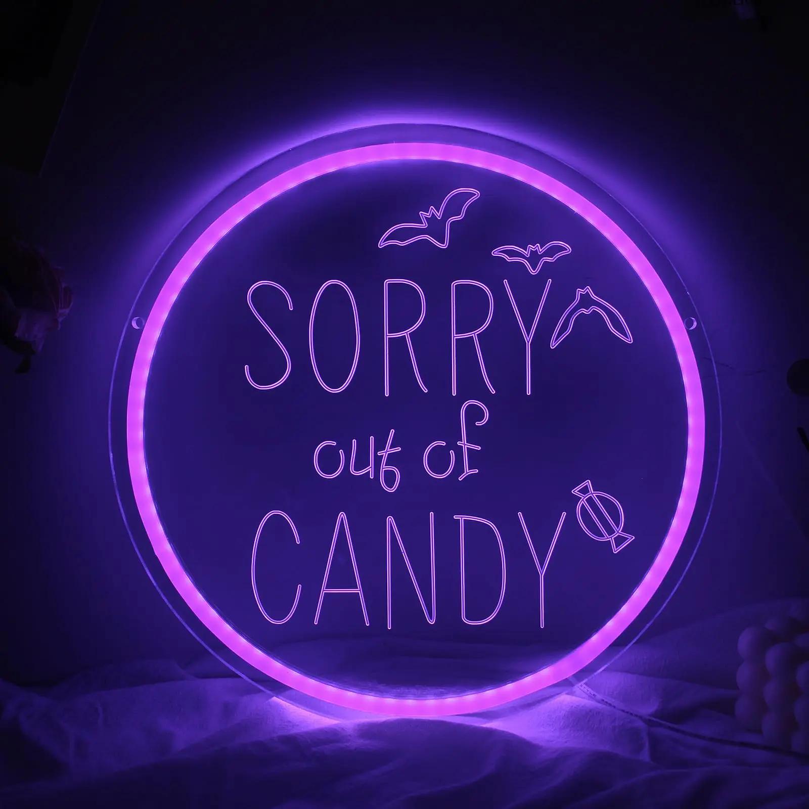 Sorry Out of Candy LED Neon Si - Home Decor Lighting Tricks recension och pris