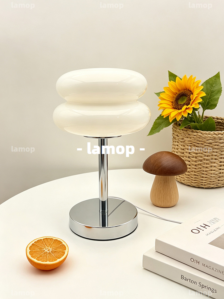 Bauhaus Cream‑Globe Table Lamp - Lighting Decor Room recension och pris