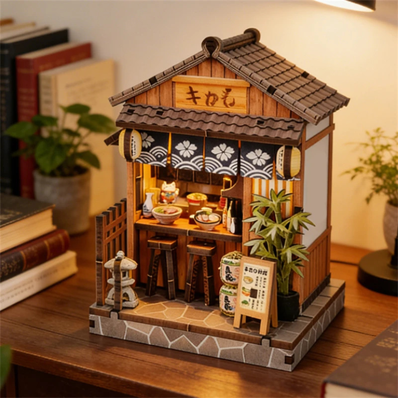 DIY Wooden Mini Casa Japanese  - Japanese Lighting Decor recension och pris