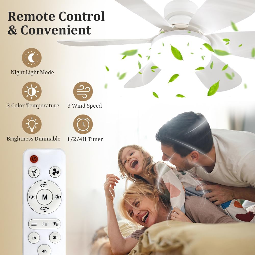 Socket Fan Light with Remote,  - Lighting Decor Room recension och pris