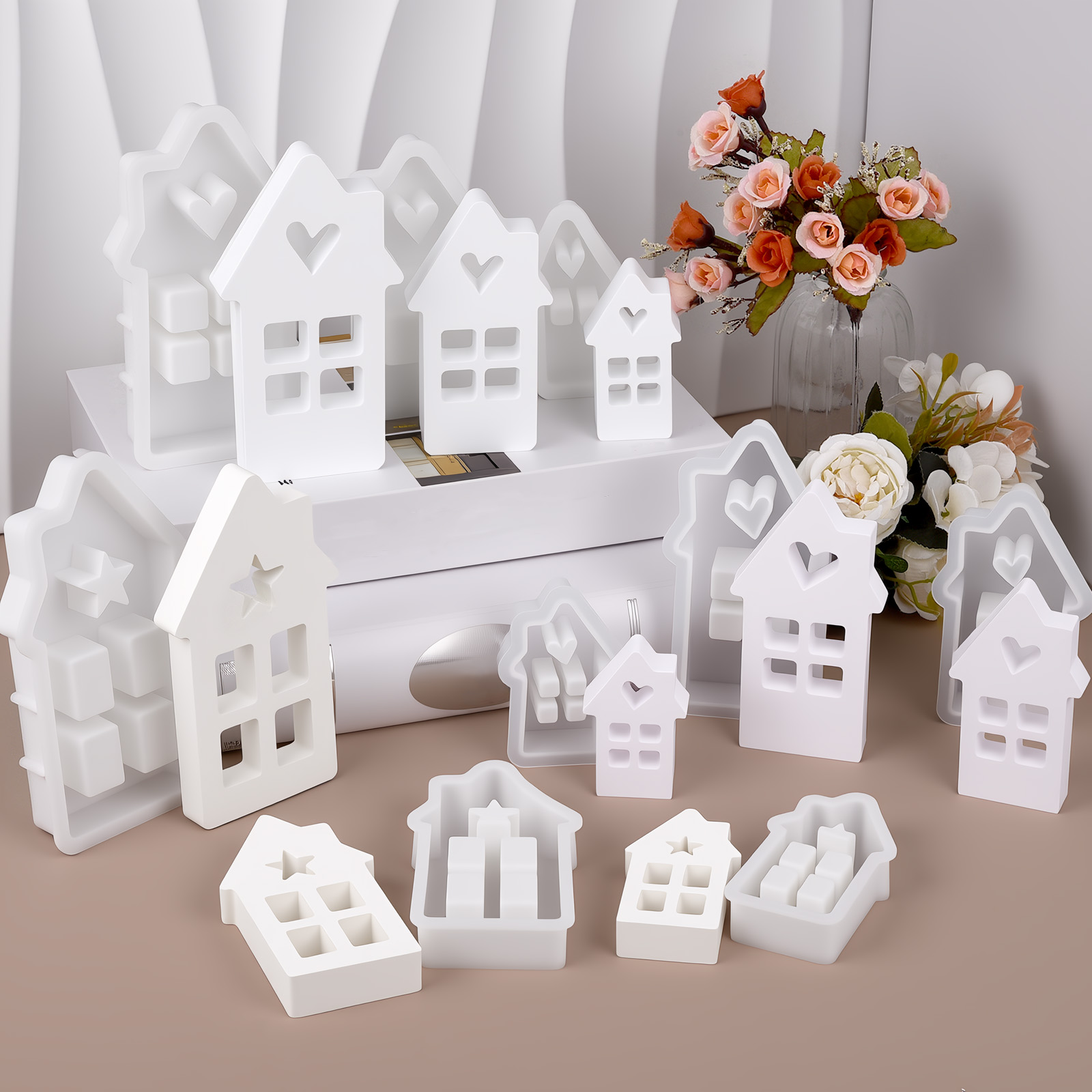 Star Heart House Silicone Mold - Lighting Decor For House recension och pris
