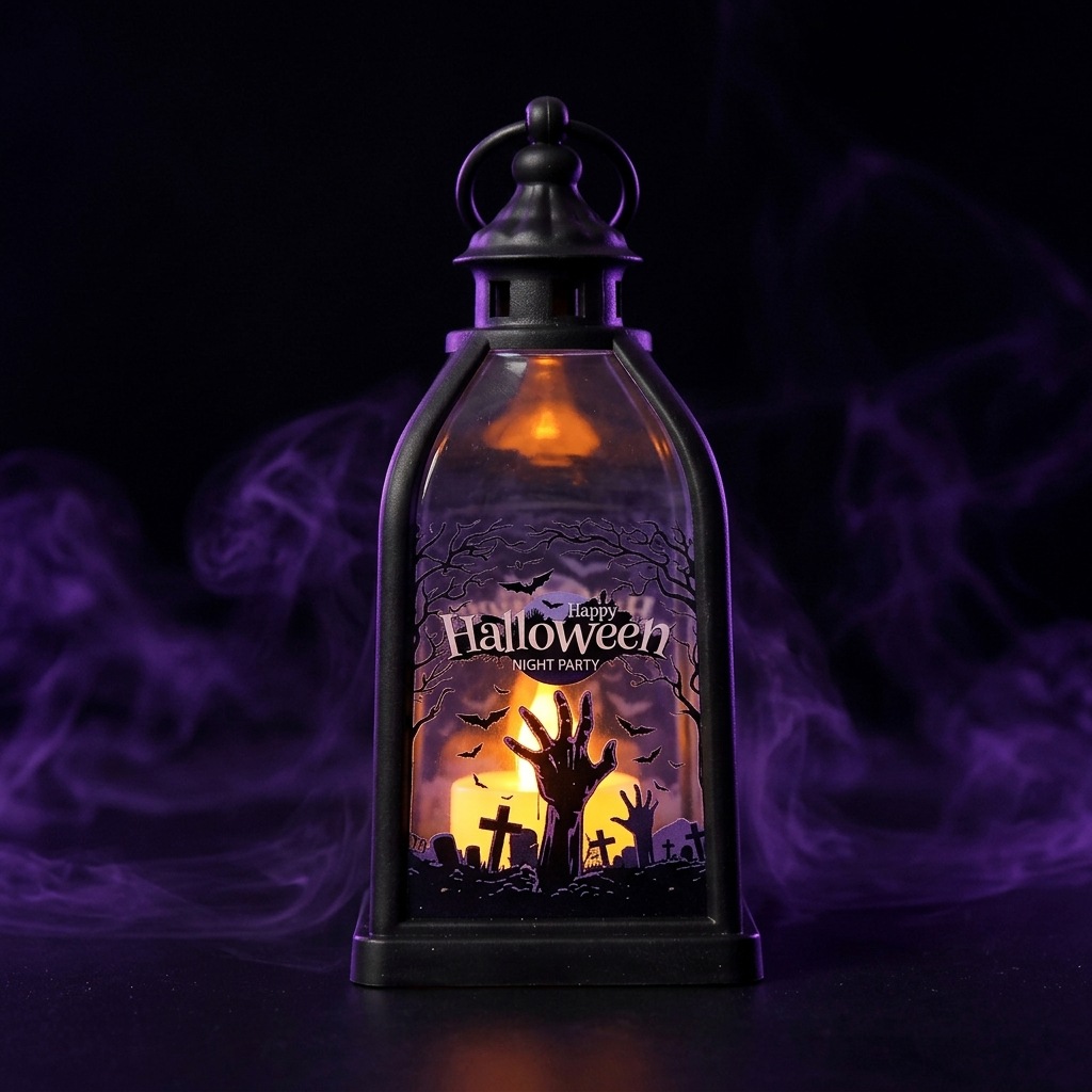 Halloween Ghost Castle Themed  - Lighting Decor For House recension och pris