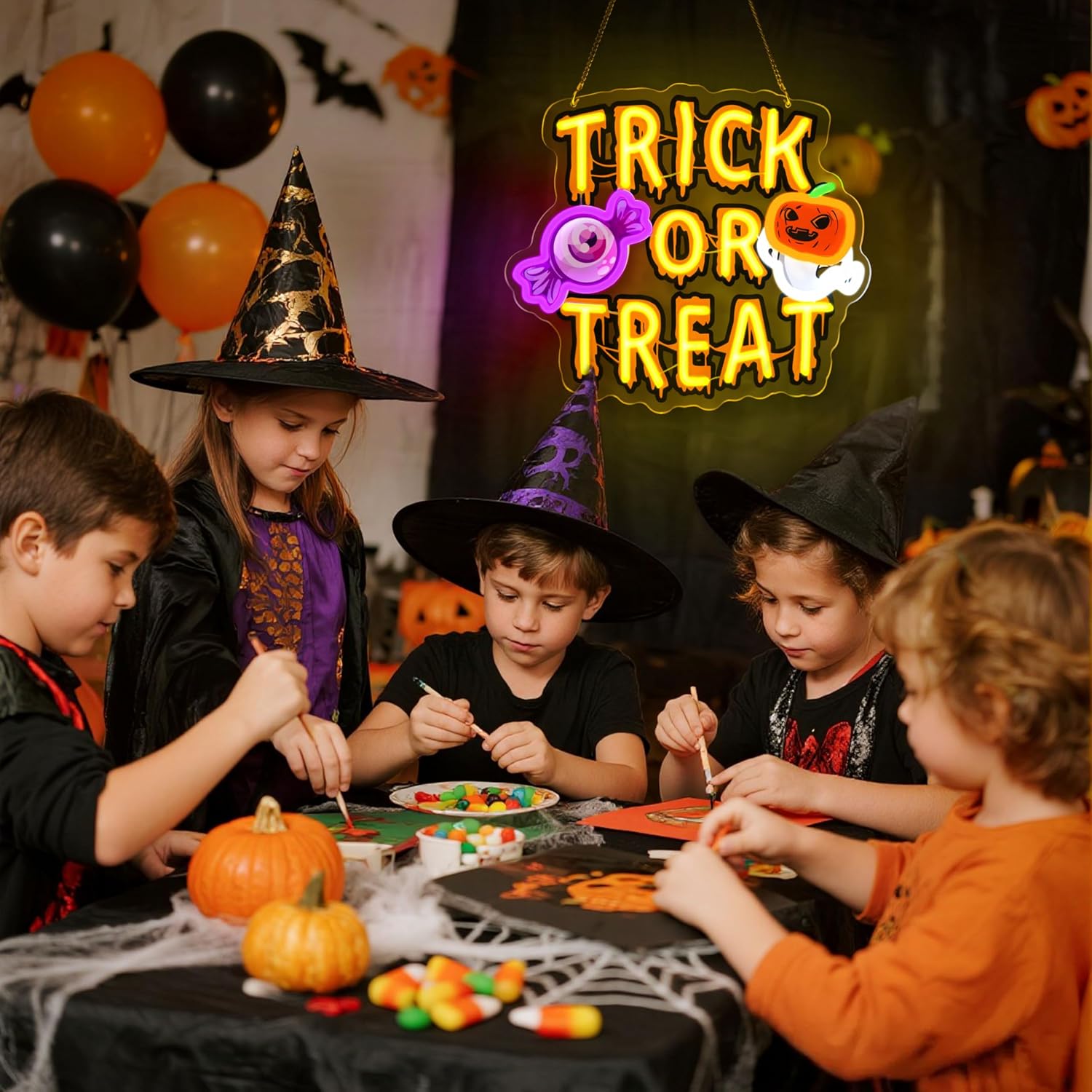 Trick Or Treat LED Neon Sign U - Home Decor Lighting Tricks recension och pris