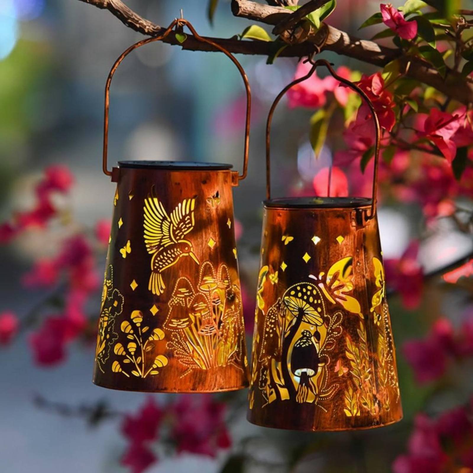 Floral Garden Lantern Pattern  - Lighting Design Decor recension och pris
