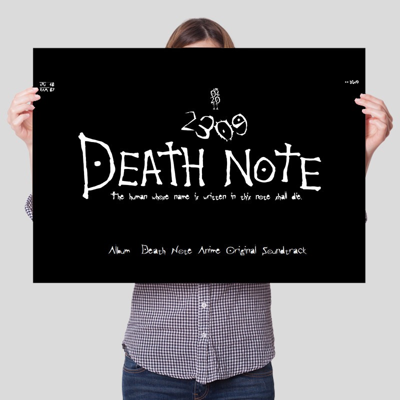 Death Note Unframed Canvas Pri - Lighting Home Decor Items recension och pris