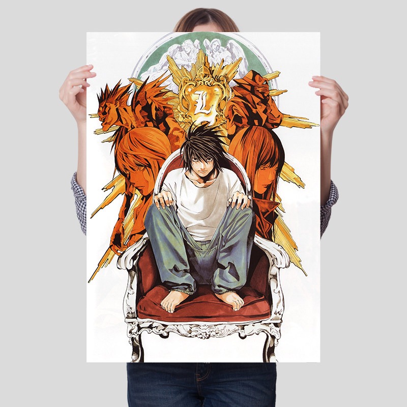 Death Note Unframed Canvas Pri - Lighting Home Decor Items recension och pris