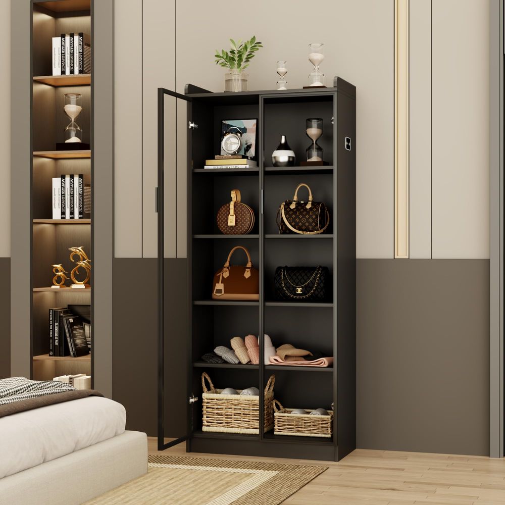 Display Cabinet with Adjustabl - Lighting & Home Decor Studio recension och pris