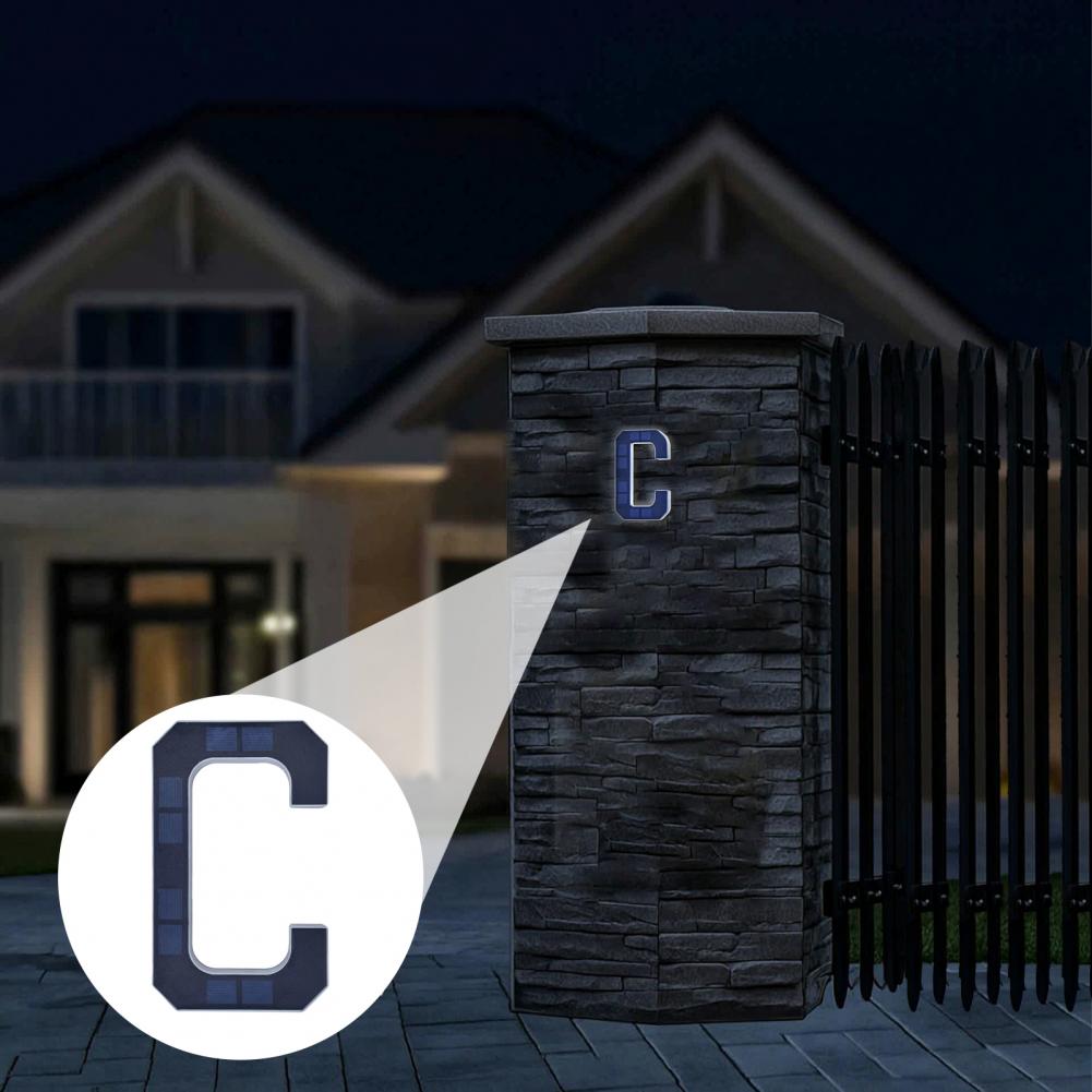 Solar Address Number Sign, LED - Lighting Decor For House recension och pris