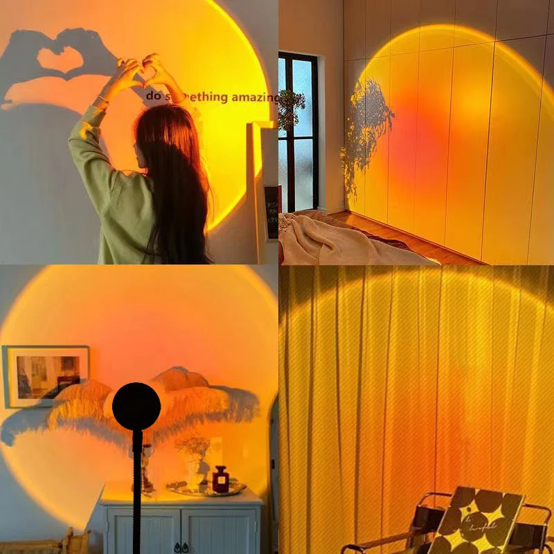 Sunset Lamp Night Light Multi  - Sunset Lamp Projection recension och pris