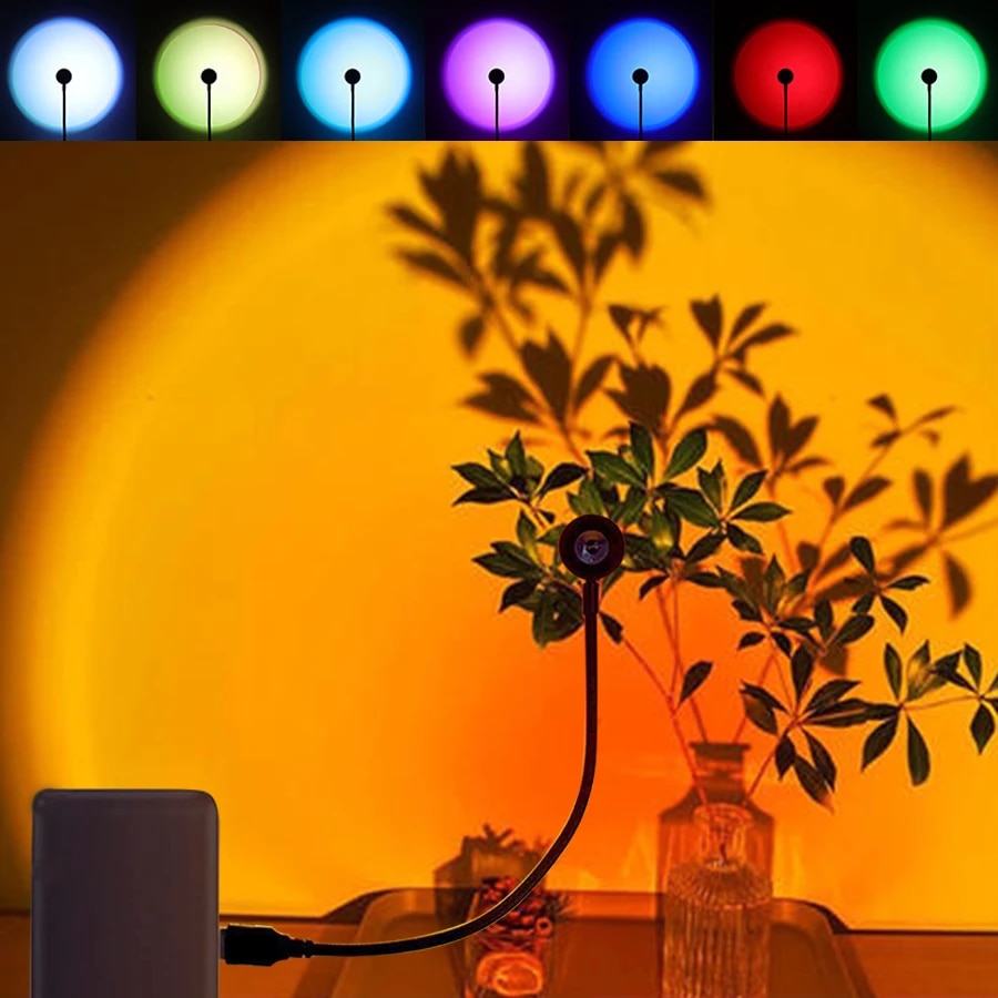 MeeToo USB Sunset Mood Lamp Le - Sunset Lamp Projection recension och pris