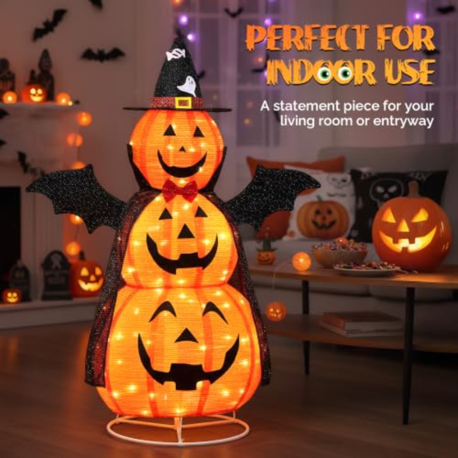 Outdoor Halloween Decorations: - Orange Lighting Decor recension och pris