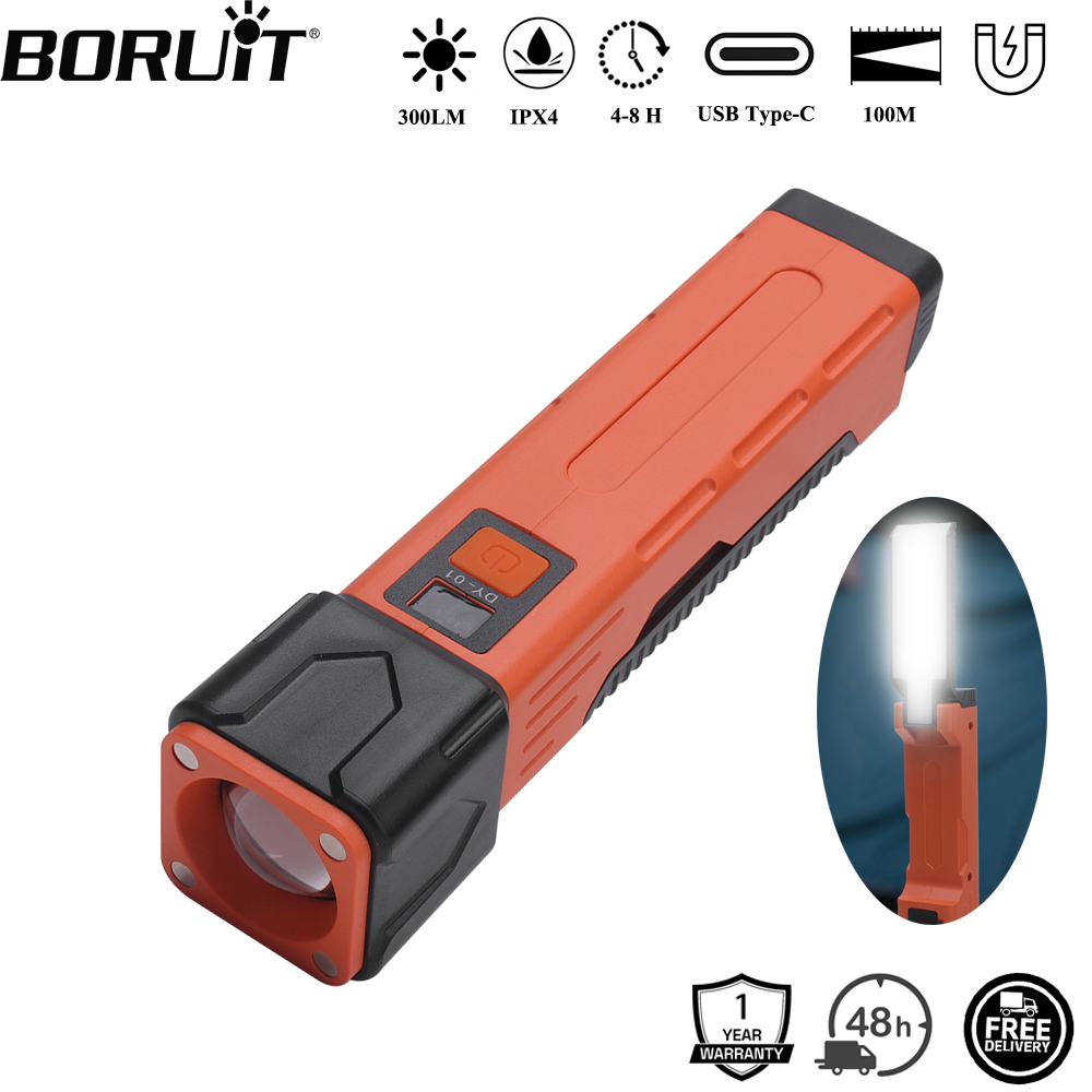 BORUiT 300LM LED Work Light Zo - Orange Lighting Decor recension och pris
