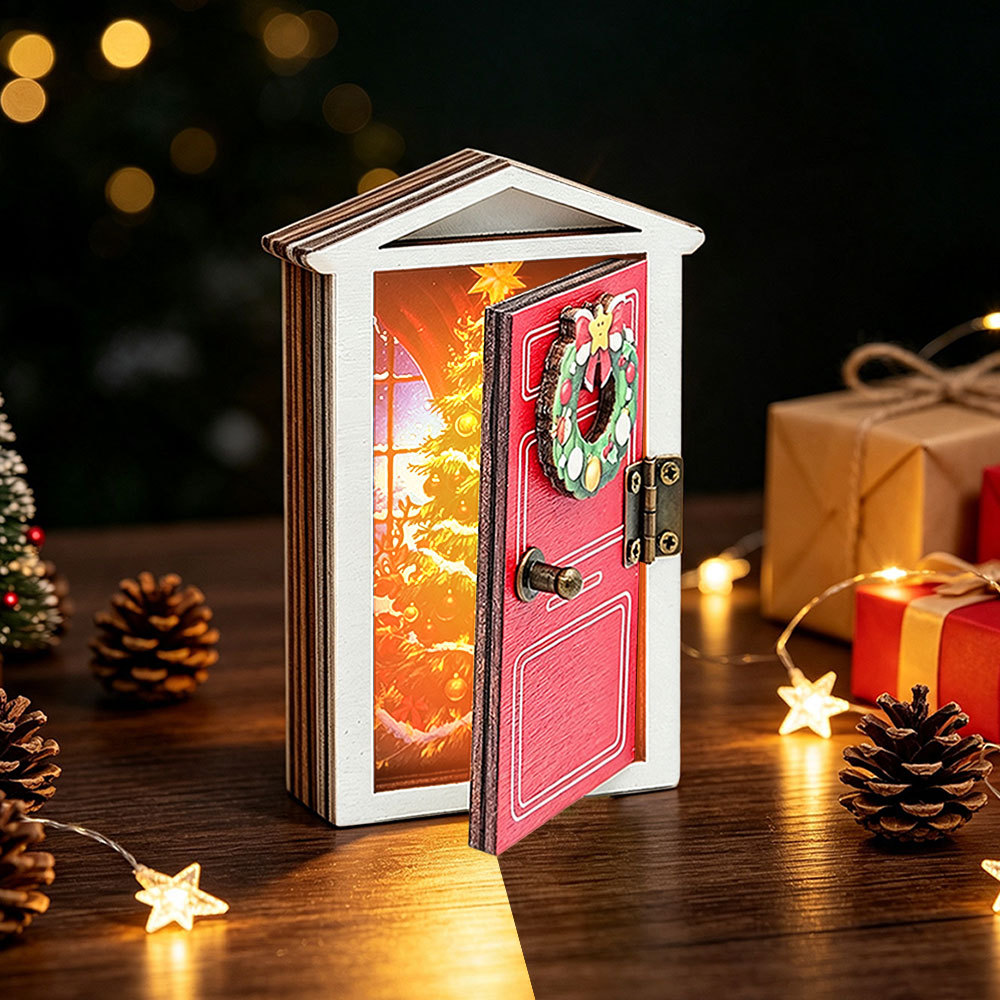 Christmas Light Up Elf Wooden  - Santa'S Elves Holiday Lighting & Decor Llc recension och pris