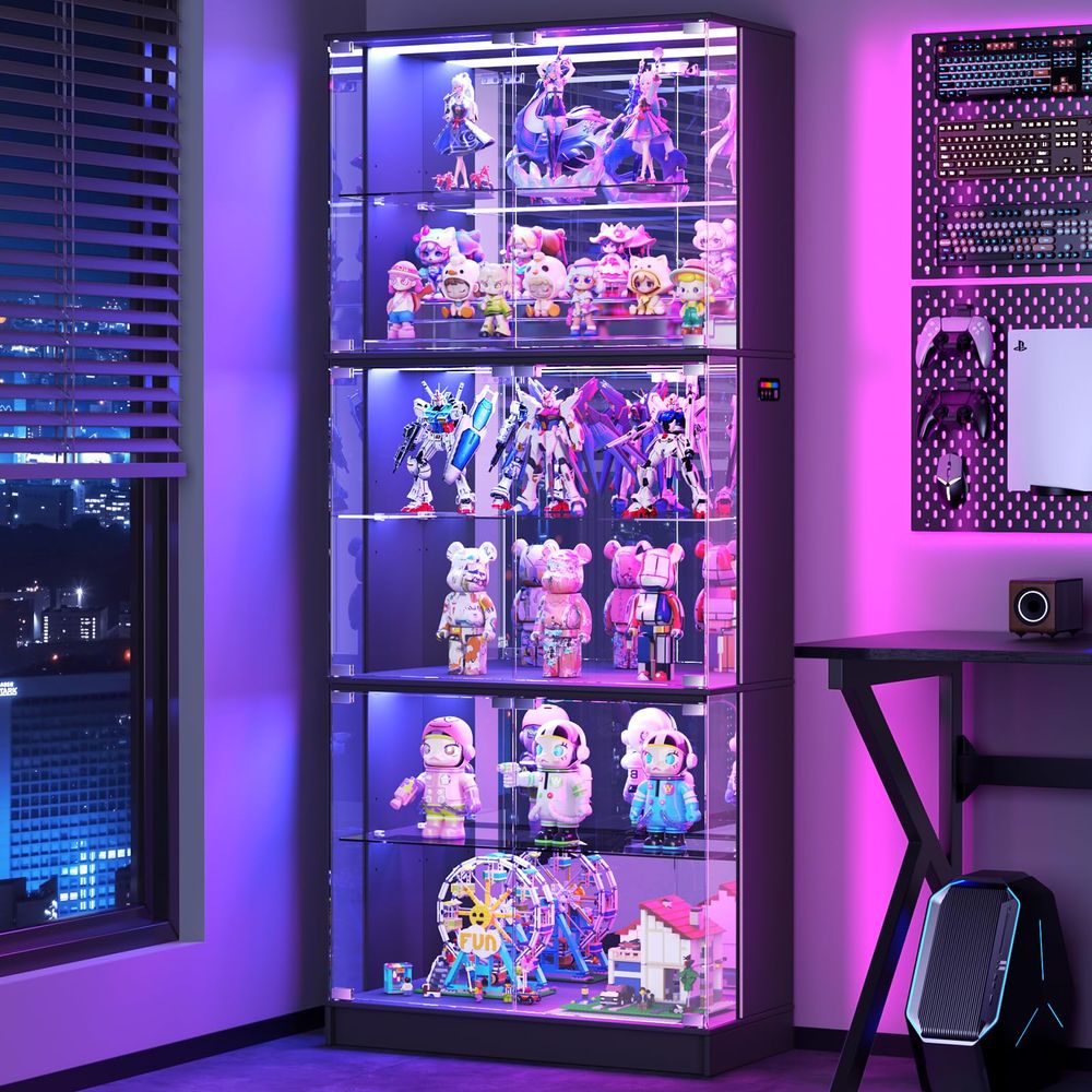 Display Cabinet with Glass Doo - Lighting & Home Decor Studio recension och pris