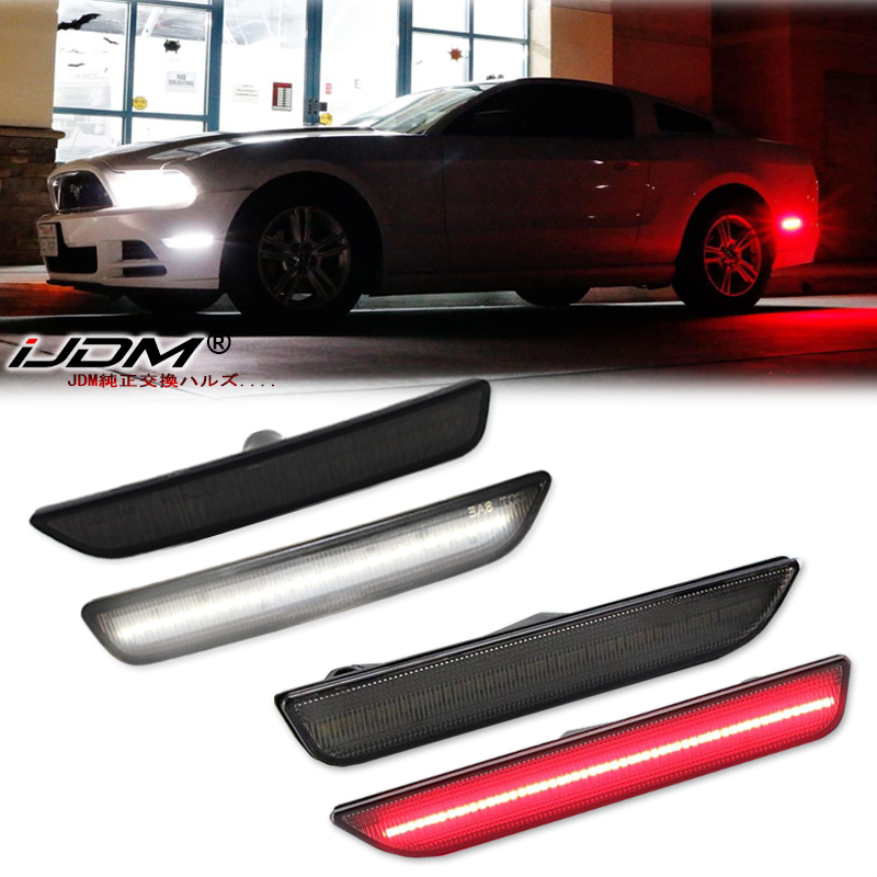 2pcs Car Front Rear Bumper Sid - Orange Lighting Decor recension och pris
