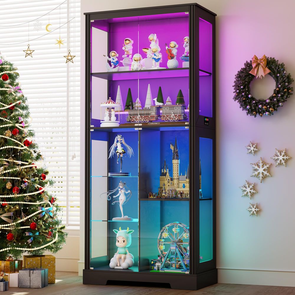 Lighted Corner Display Curio C - Lighting & Home Decor Studio recension och pris