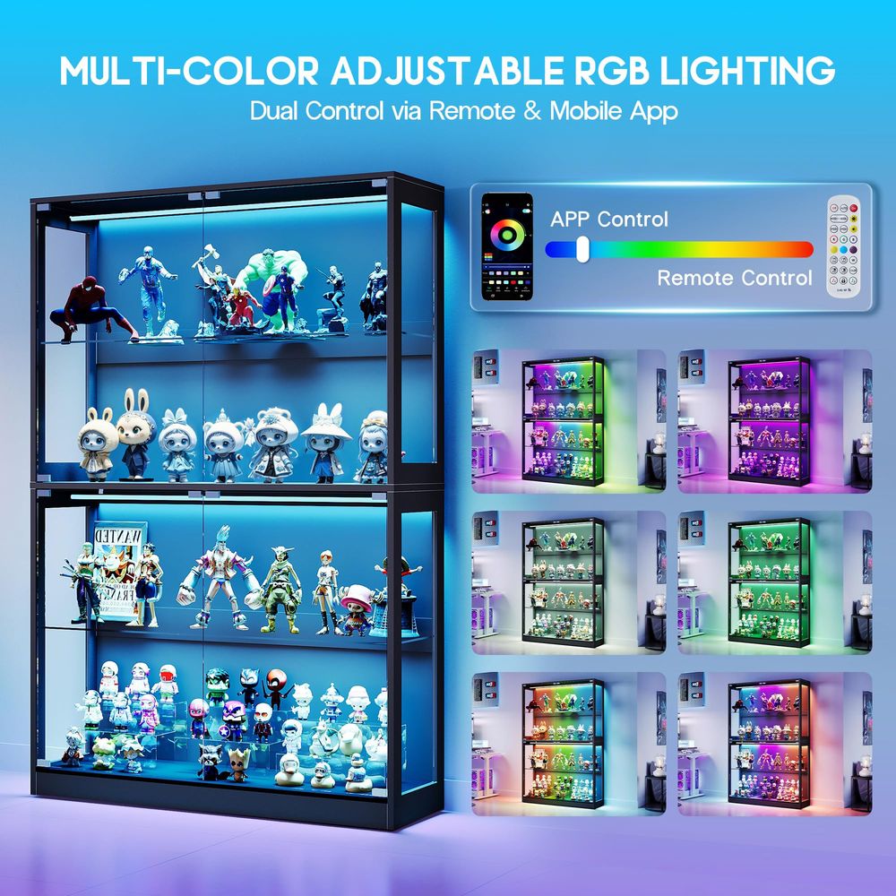 Cabinet with LED Light Strips, - Lighting & Home Decor Studio recension och pris