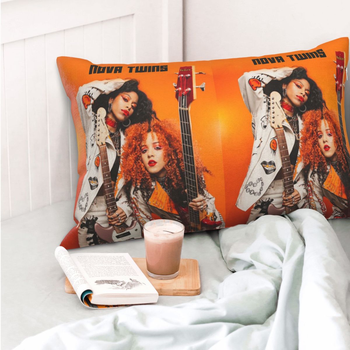 Nova Twins Rectangle Pillowcas - Nova Decor & Lighting Vase Glass Brun 26Cm recension och pris
