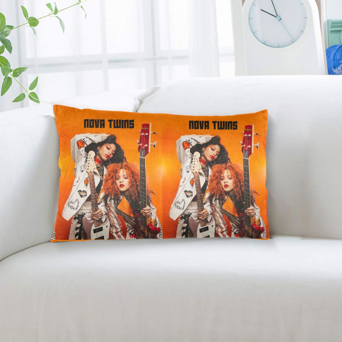Nova Twins Rectangle Pillowcas - Nova Decor & Lighting Vase Glass Brun 26Cm recension och pris