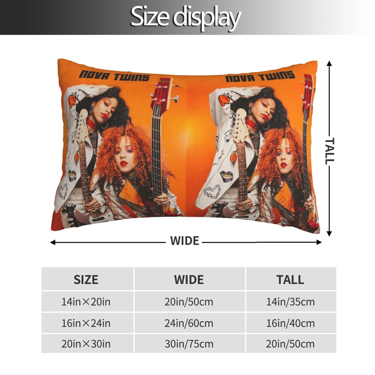 Nova Twins Rectangle Pillowcas - Nova Decor & Lighting Vase Glass Brun 26Cm recension och pris