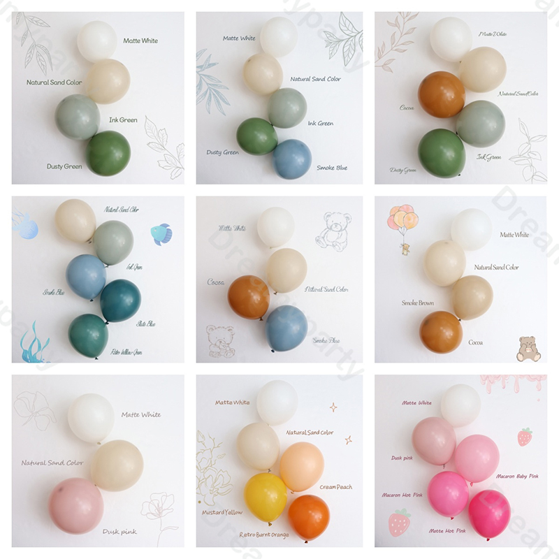 5/10/12/18inch Pastel Balloon  - Orange Lighting Decor recension och pris