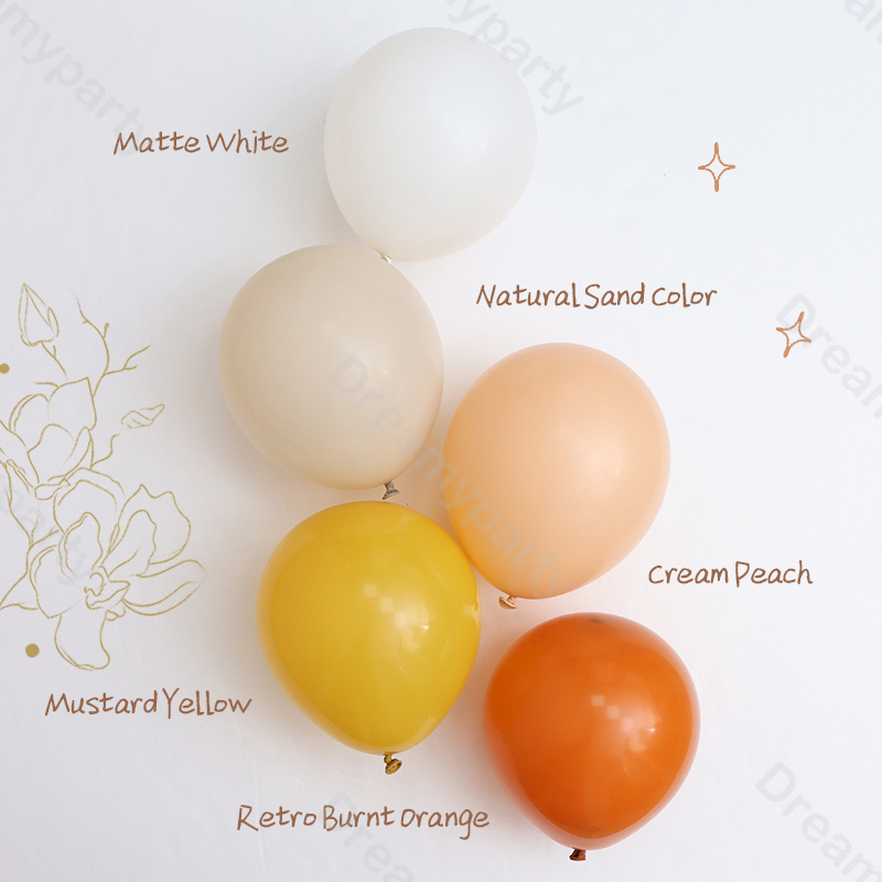 5/10/12/18inch Pastel Balloon  - Orange Lighting Decor recension och pris