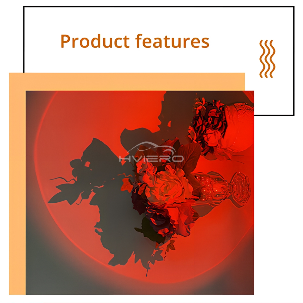 1Pcs USB Interface Sunset Lamp - Sunset Lamp Projection recension och pris