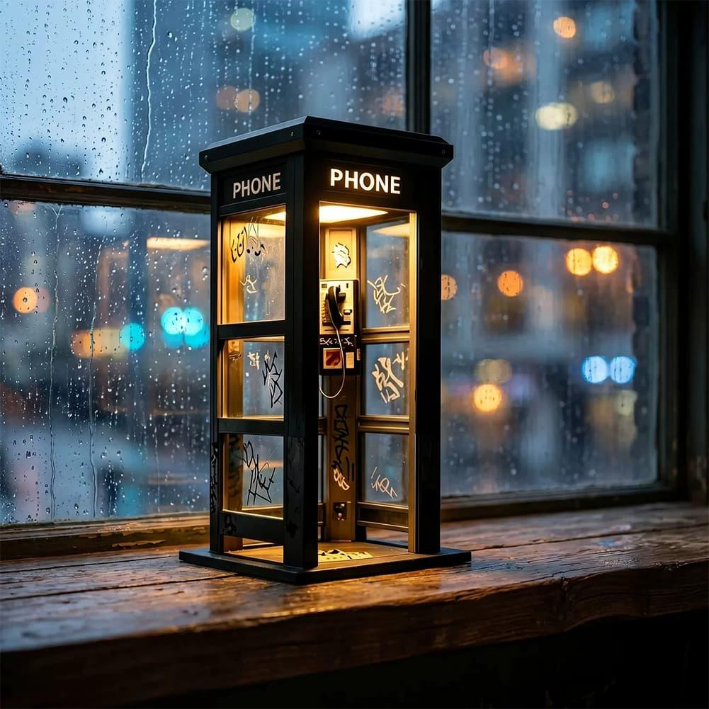 Vintage London Telephone Booth - Lighting Decoration For Home recension och pris
