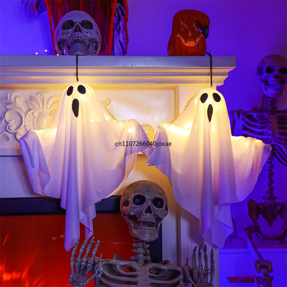 Halloween Glowing White Ghost  - Lighting Decor For House recension och pris