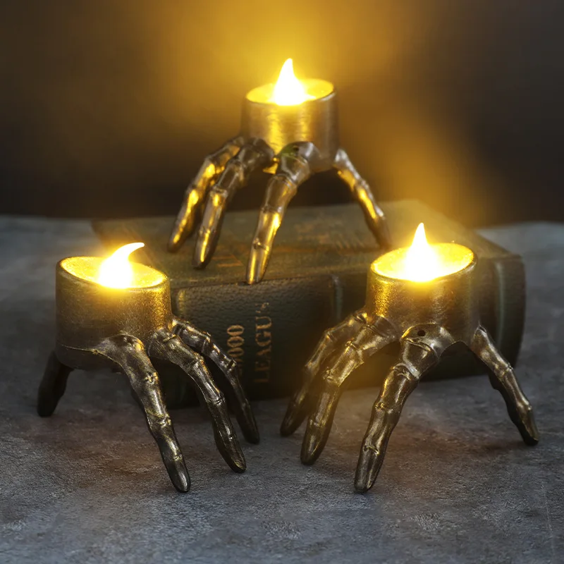 Halloween Break The Arm Skull  - Orange Lighting Decor recension och pris