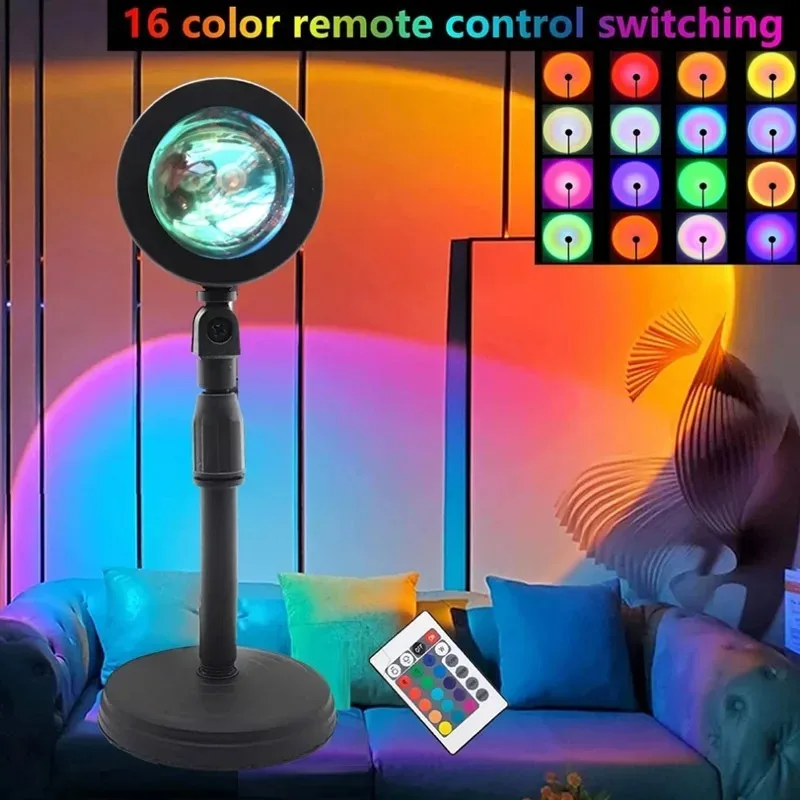 16 Color Sunset Lamp,RGB Mood  - Sunset Lamp Projection recension och pris