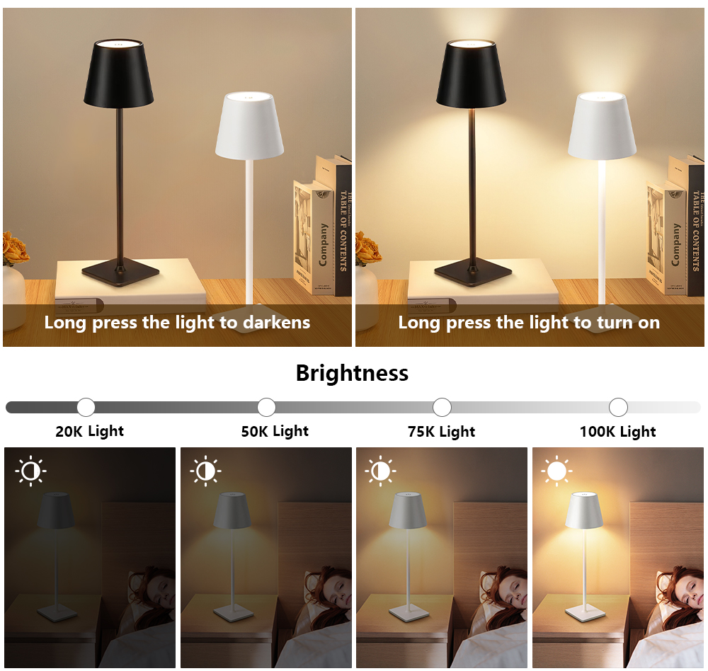 LED Rechargeable Desk Light Wi - Lighting Decor Room recension och pris