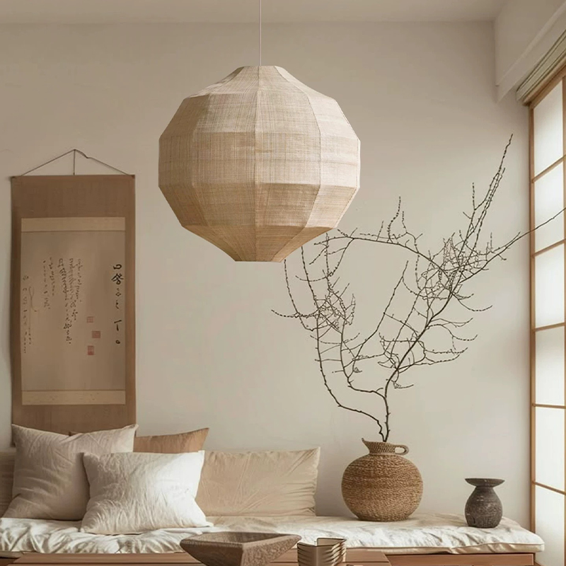 Japanese Wabi Sabi Fabric E27  - Japanese Lighting Decor recension och pris