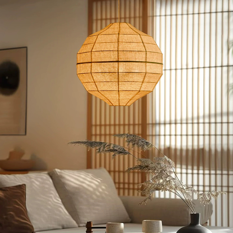 Japanese Wabi Sabi Fabric E27  - Japanese Lighting Decor recension och pris