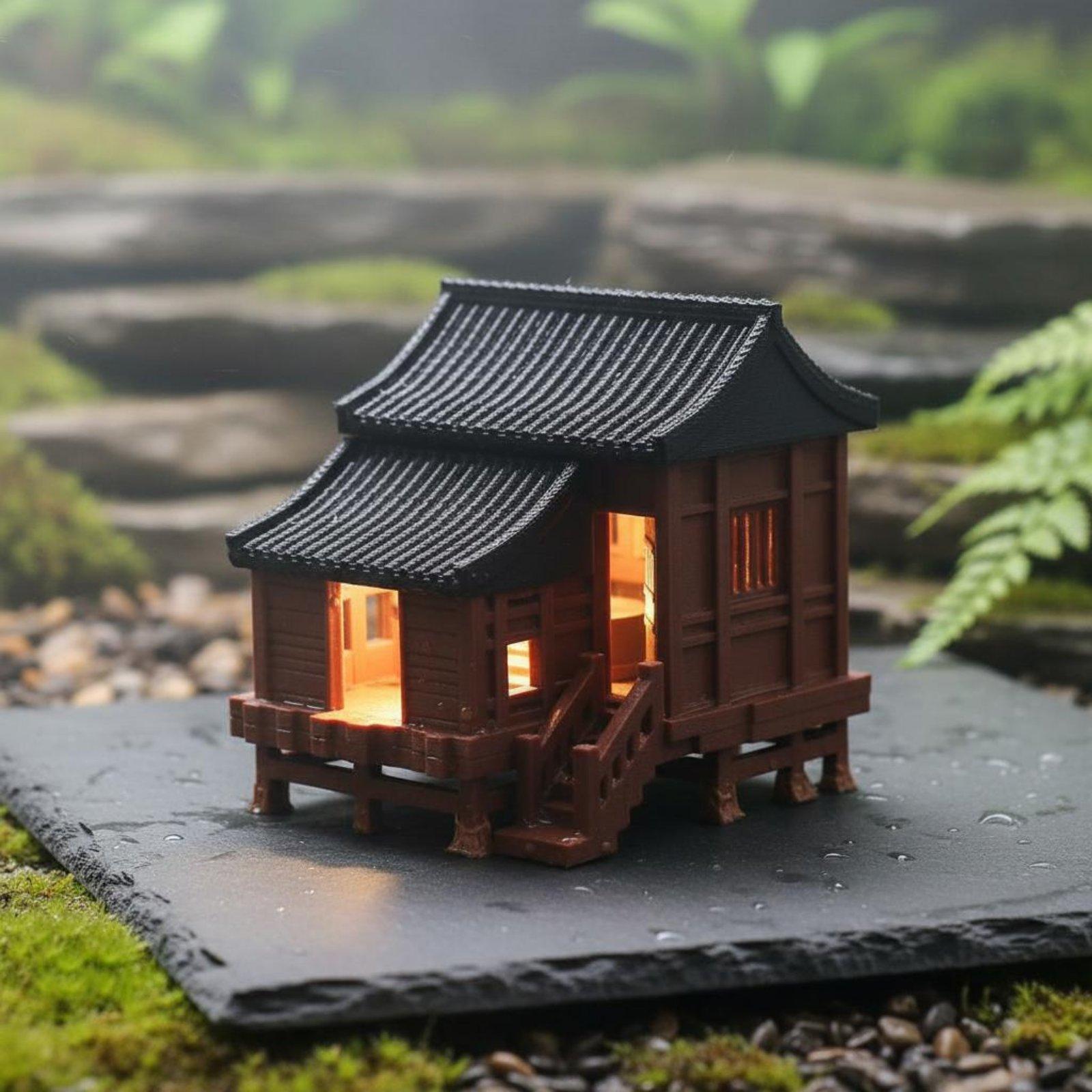 Micro Landscape House Ancient  - Lighting Decor For House recension och pris