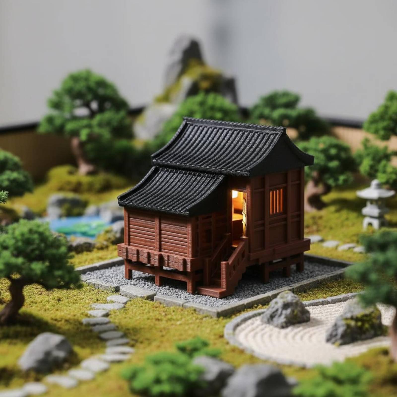 Micro Landscape House Ancient  - Lighting Decor For House recension och pris